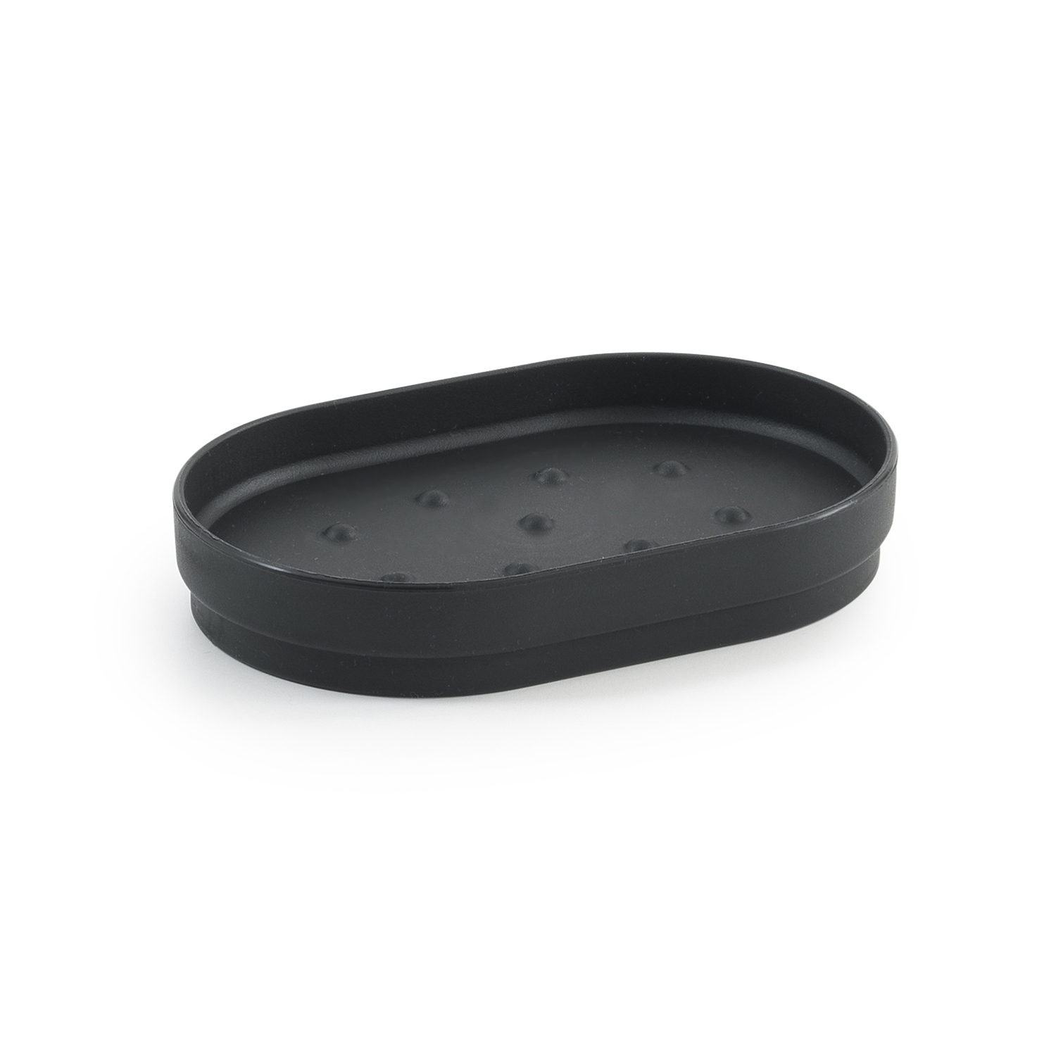 gedy-sharon-porte-savon-noir-mat-poser image 1