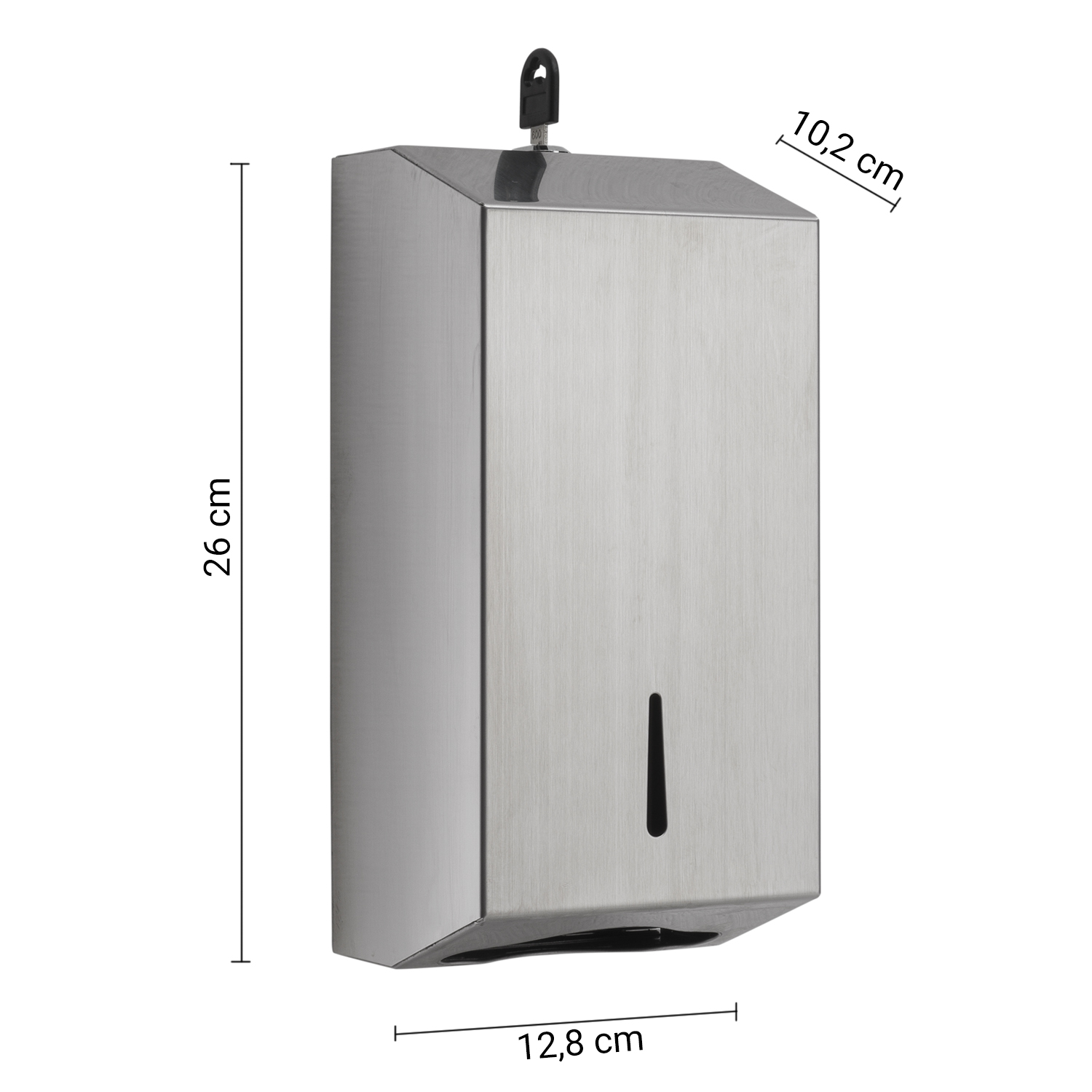 gedy-contract-distributeur-serviettes-papier-inox-bross image 2