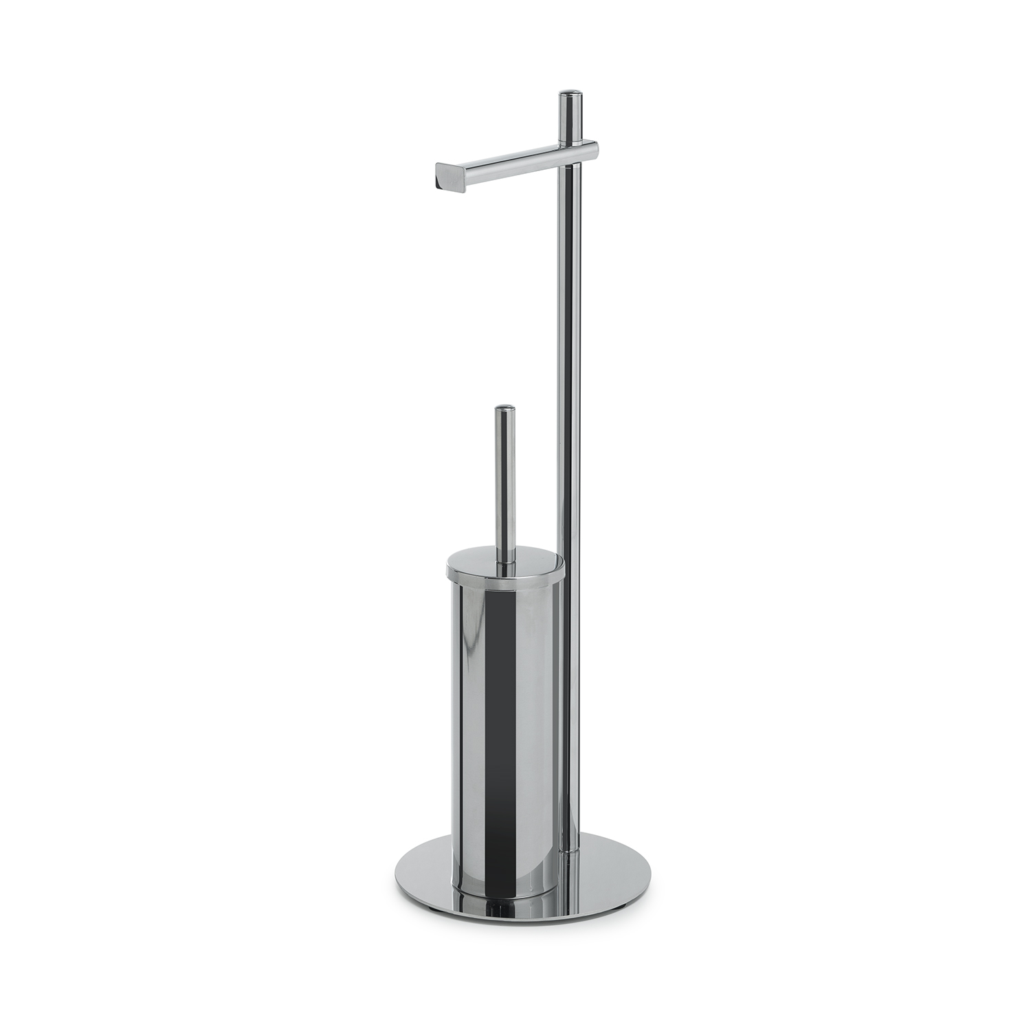 gedy-circe-ensemble-wc-porte-papier-brosse-chrome image 1