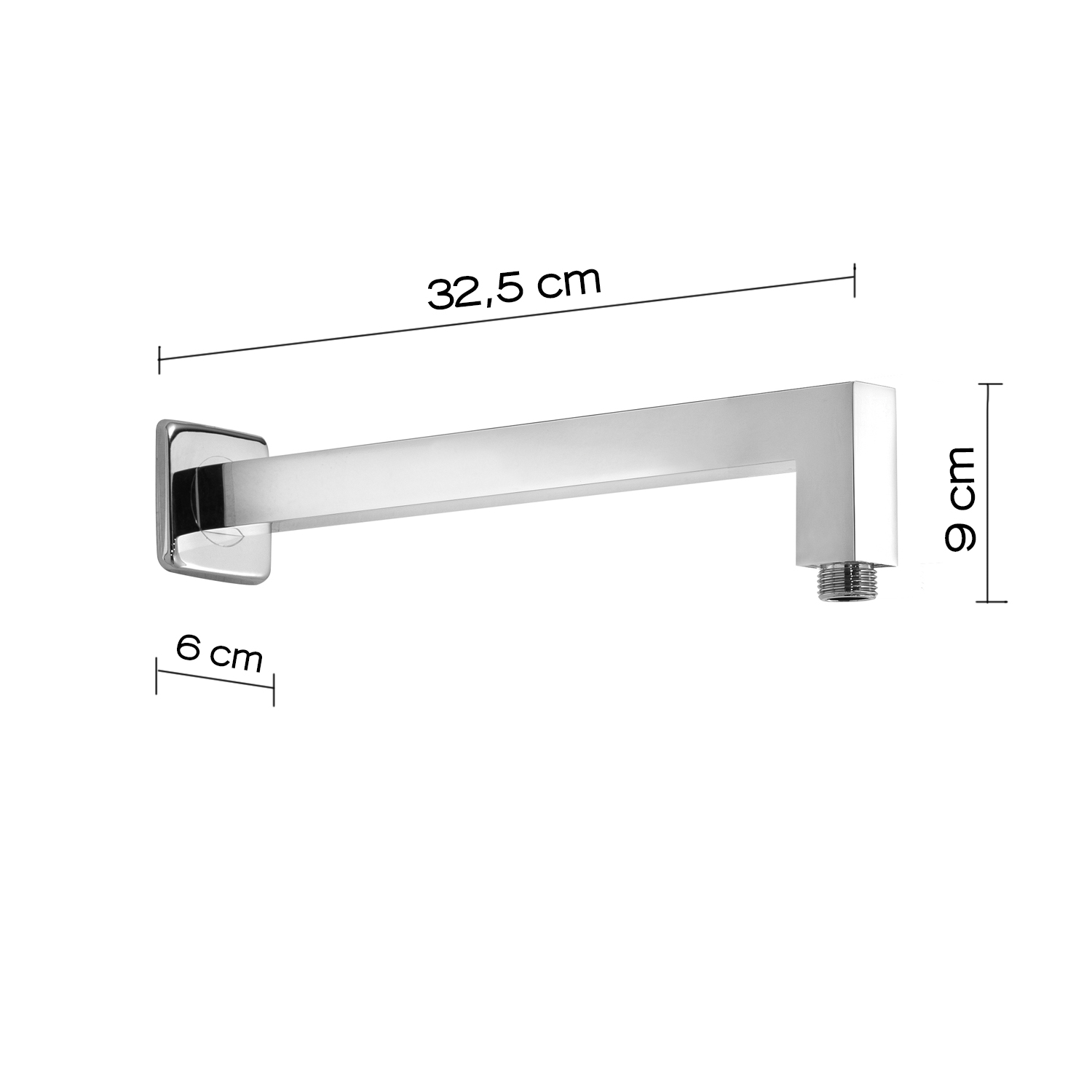 gedy-tube-tech-30-00-bras-de-douche-mural-chrome image 2