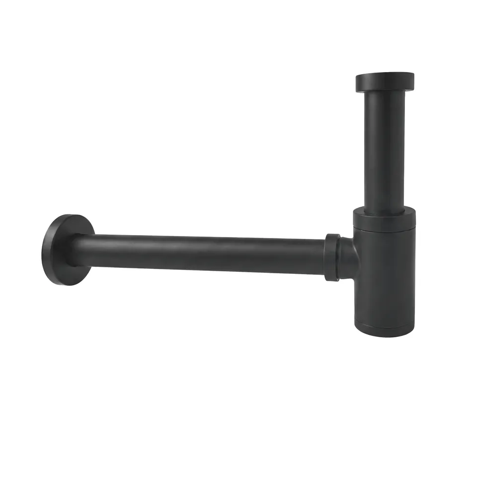 gedy-siphon-lavabo-vasque-noir-mat image 1