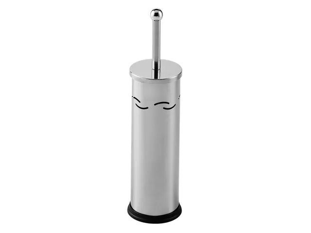 bisk-basic-porte-balayette-brosse-wc-blanc image 1