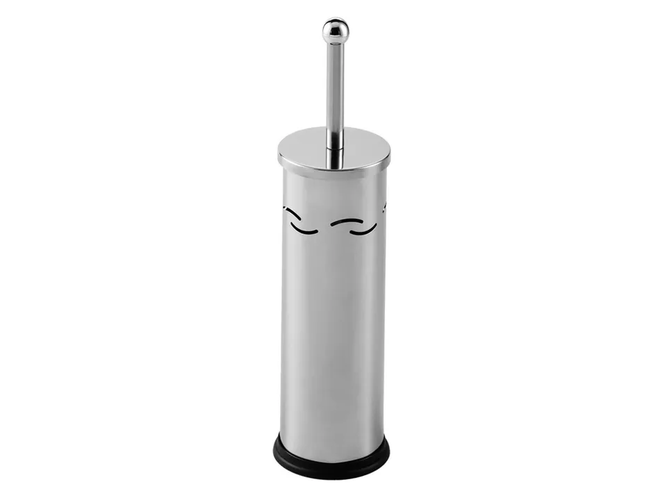 bisk-basic-porte-balayette-brosse-wc-blanc image 1