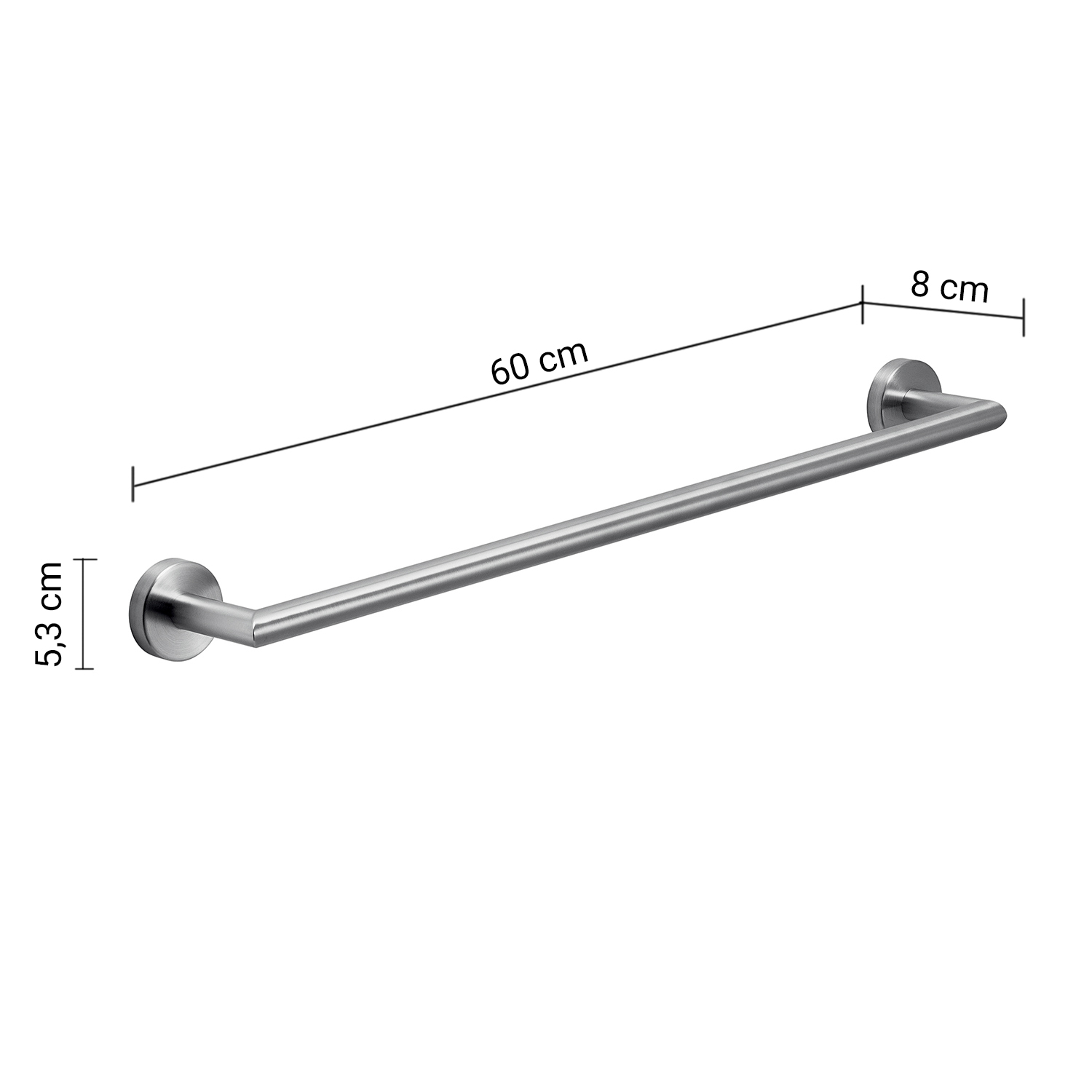 gedy-project-porte-serviette-60-cm-effet-bross image 2