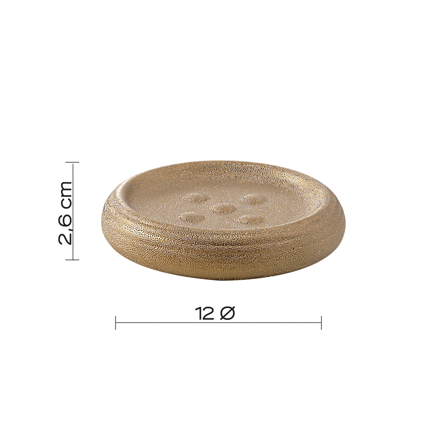 gedy-astrid-porte-savon-or-poser image 2