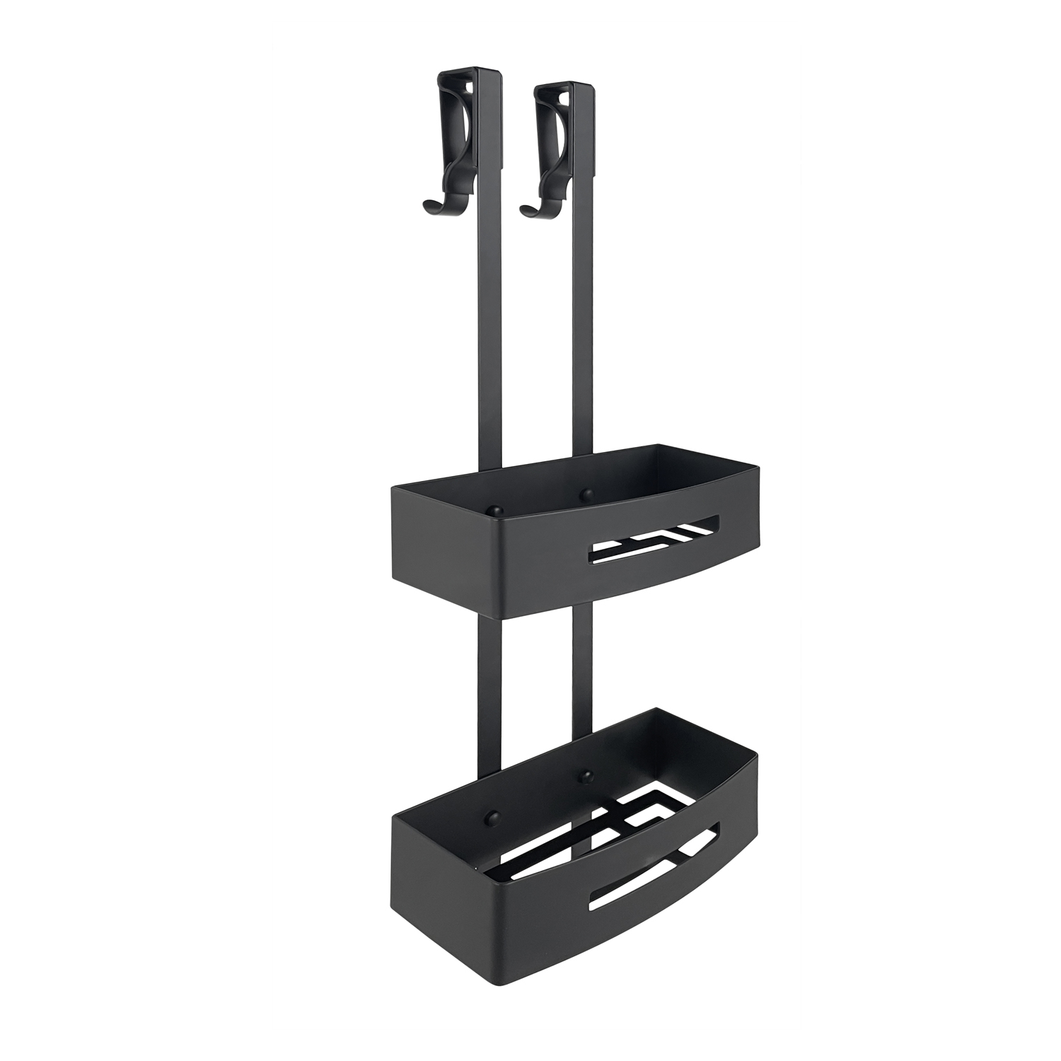 gedy-poseidon-porte-objets-douche-noir-mat image 1