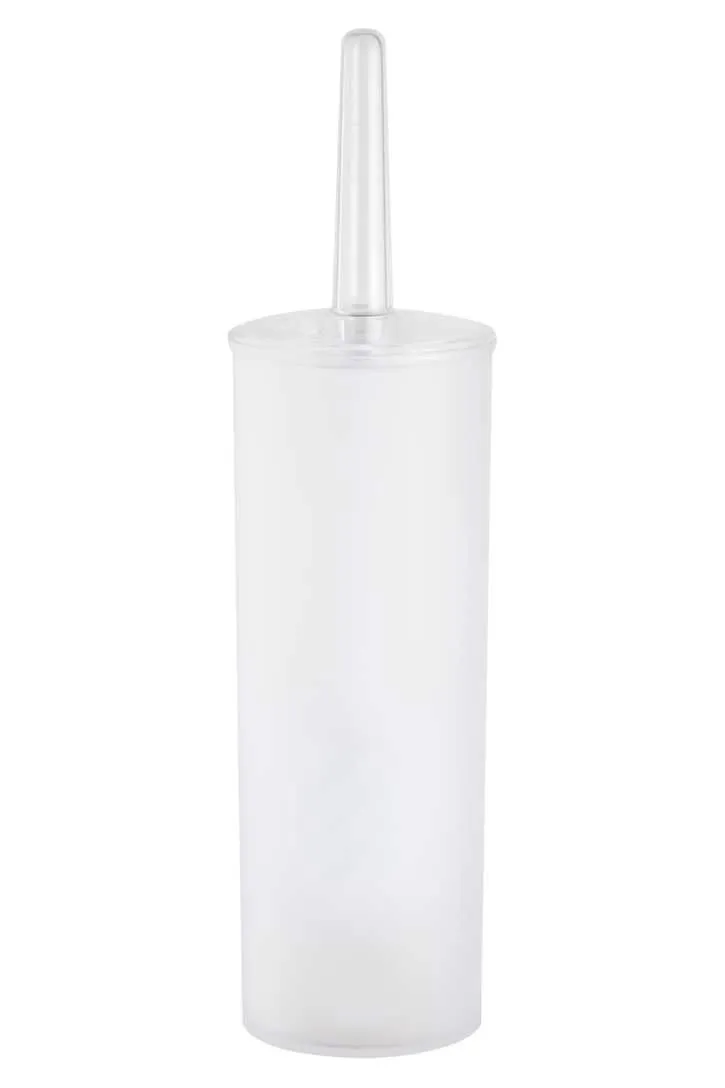 bisk-frost-balai-wc-avec-pot-brosse-toilettes-blanc image 1