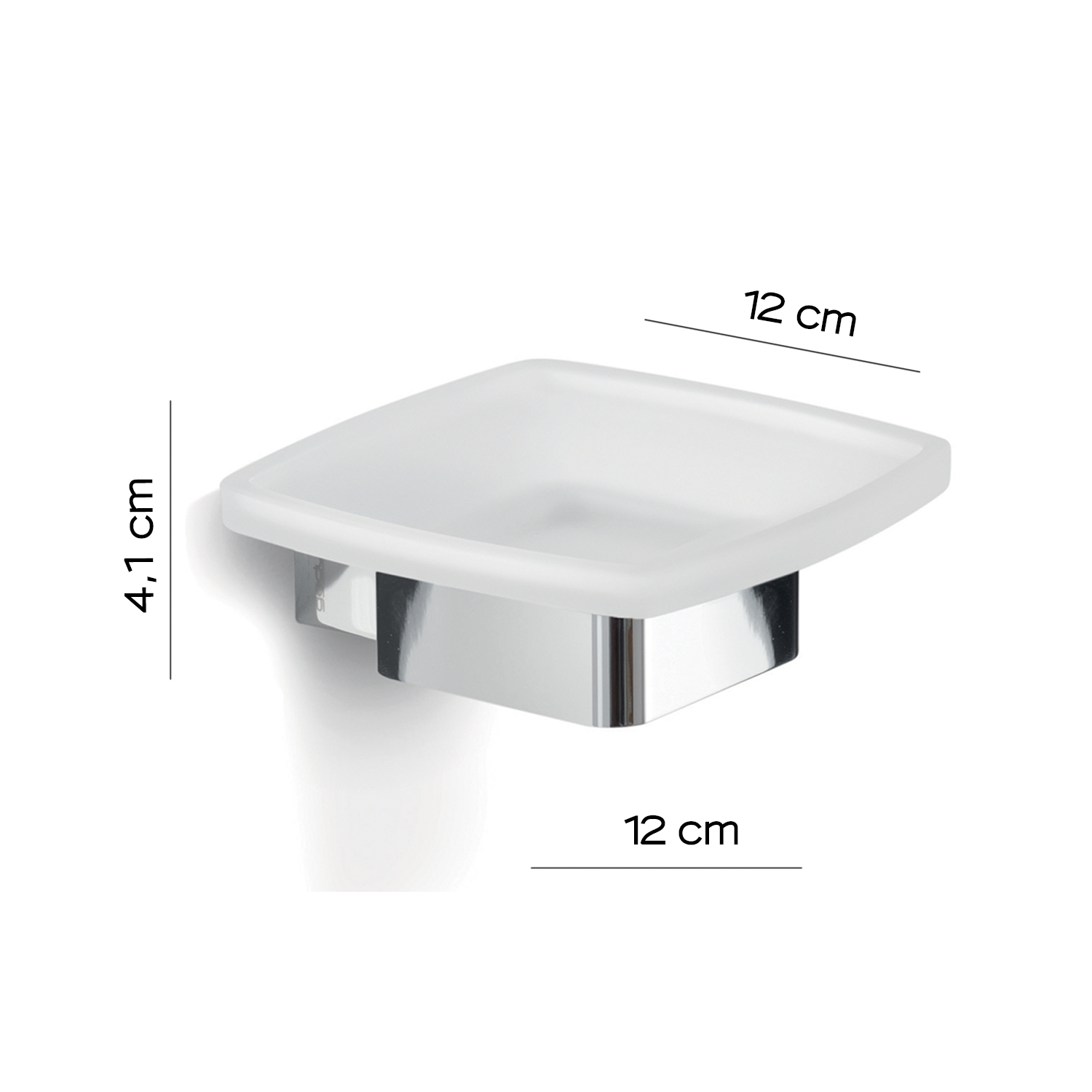 gedy-lounge-porte-savon-mural-chrome-salle-de-bain image 3
