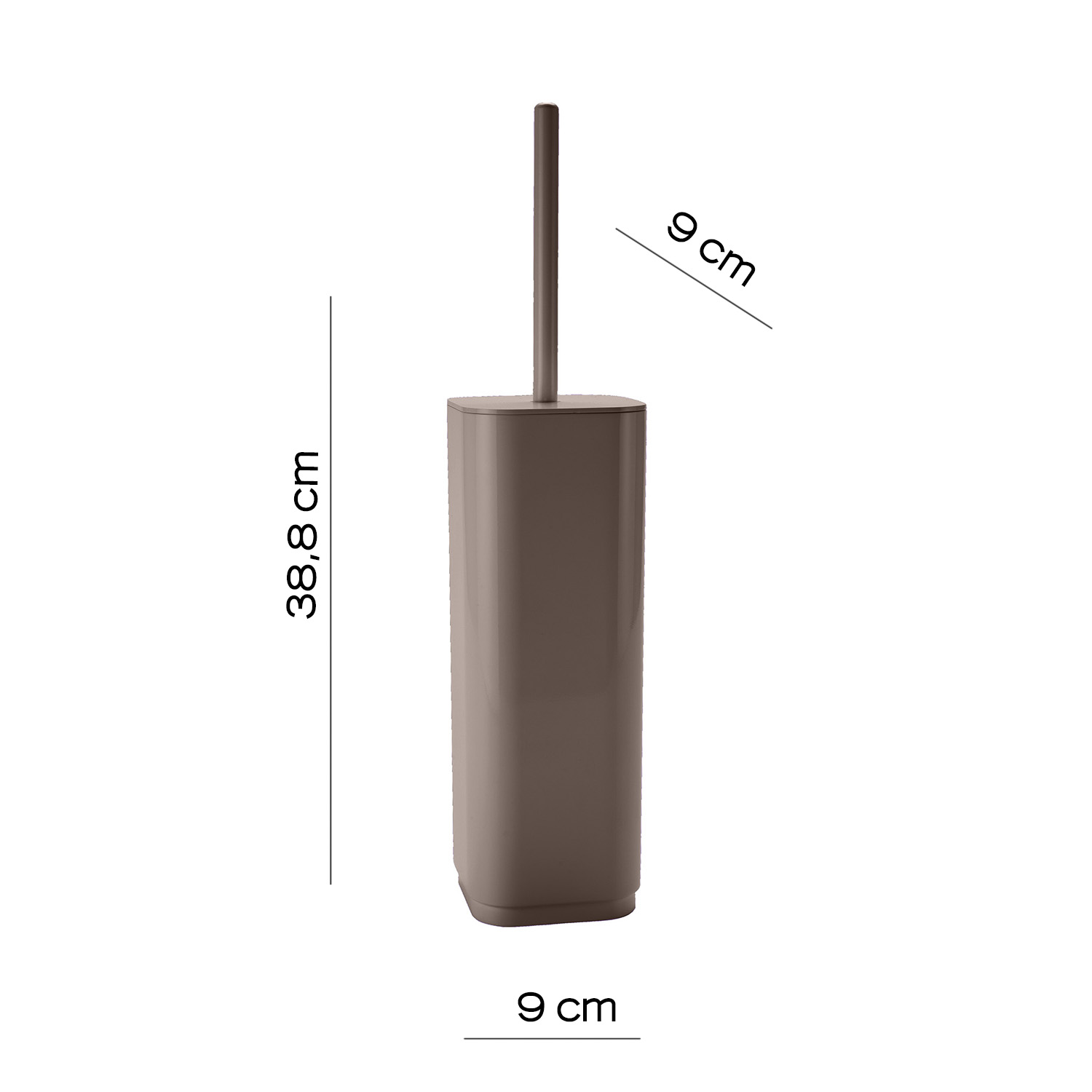gedy-seventy-porte-brosse-wc-gris-tourterelle image 2