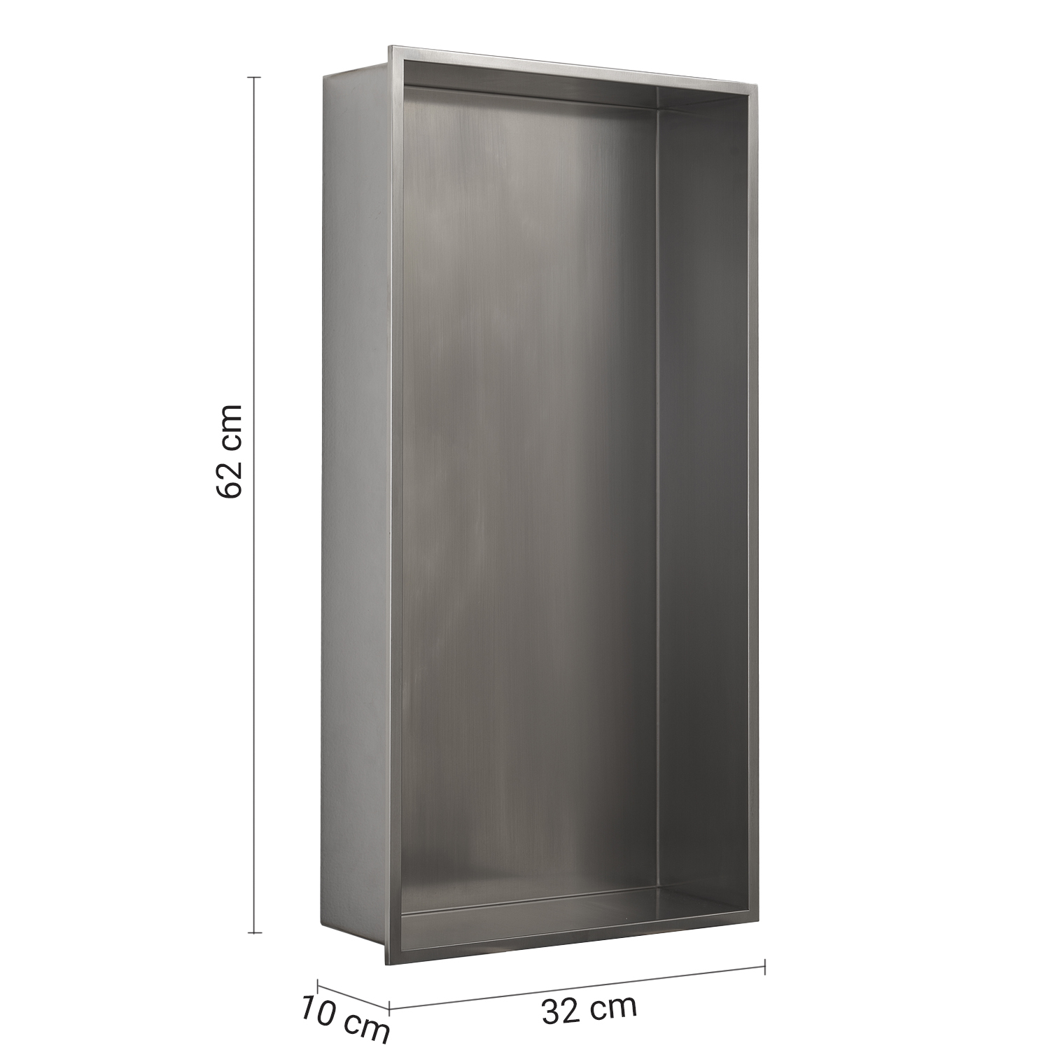 gedy-guest-niche-de-douche-encastr-e-inox-bross image 2