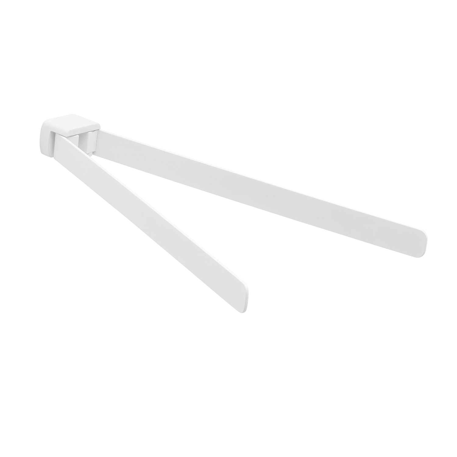 gedy-pirenei-porte-serviette-mural-blanc-mat-r-glable image 1