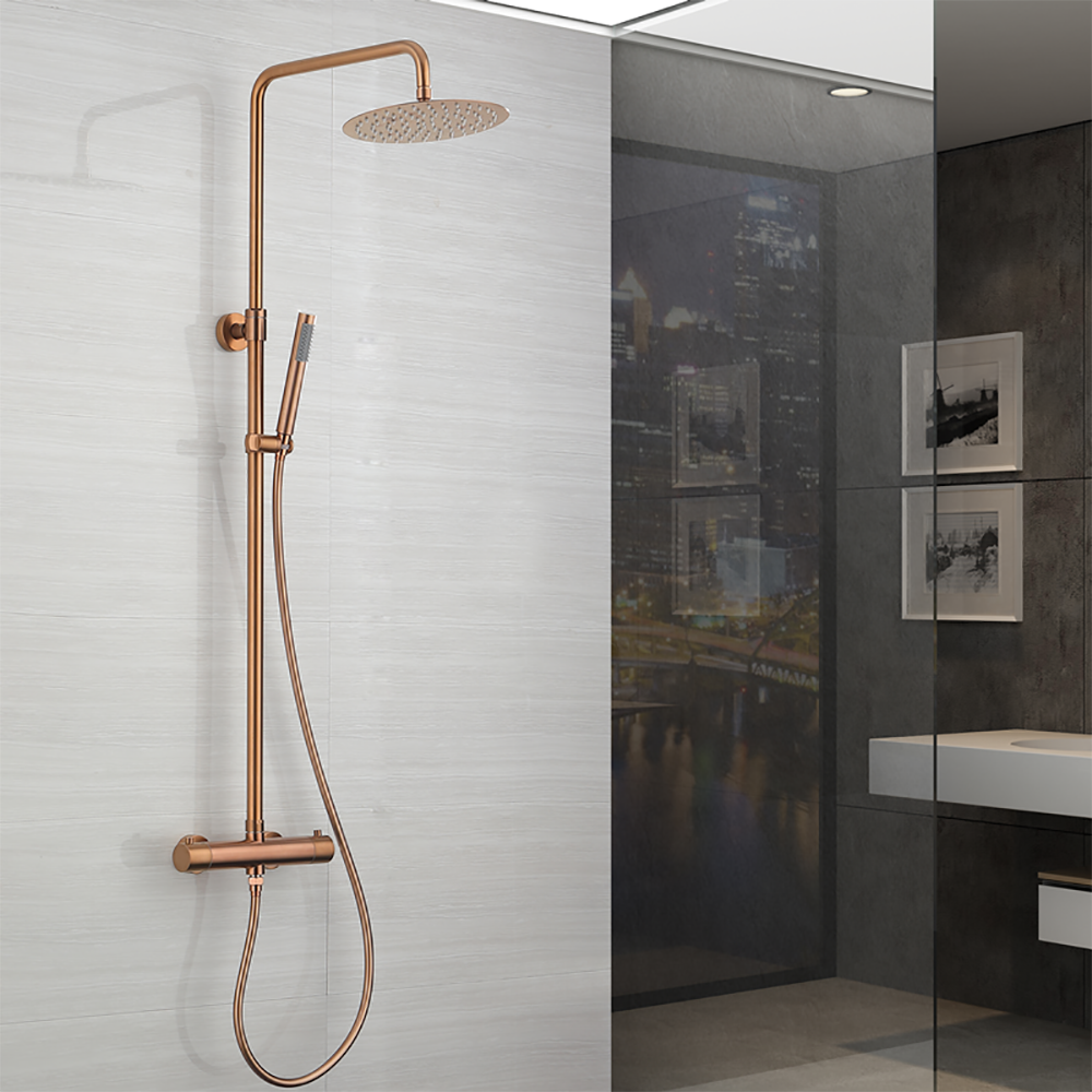 hudor-p-n-e-sc418-colonne-douche-or-rose-250-mm image 3
