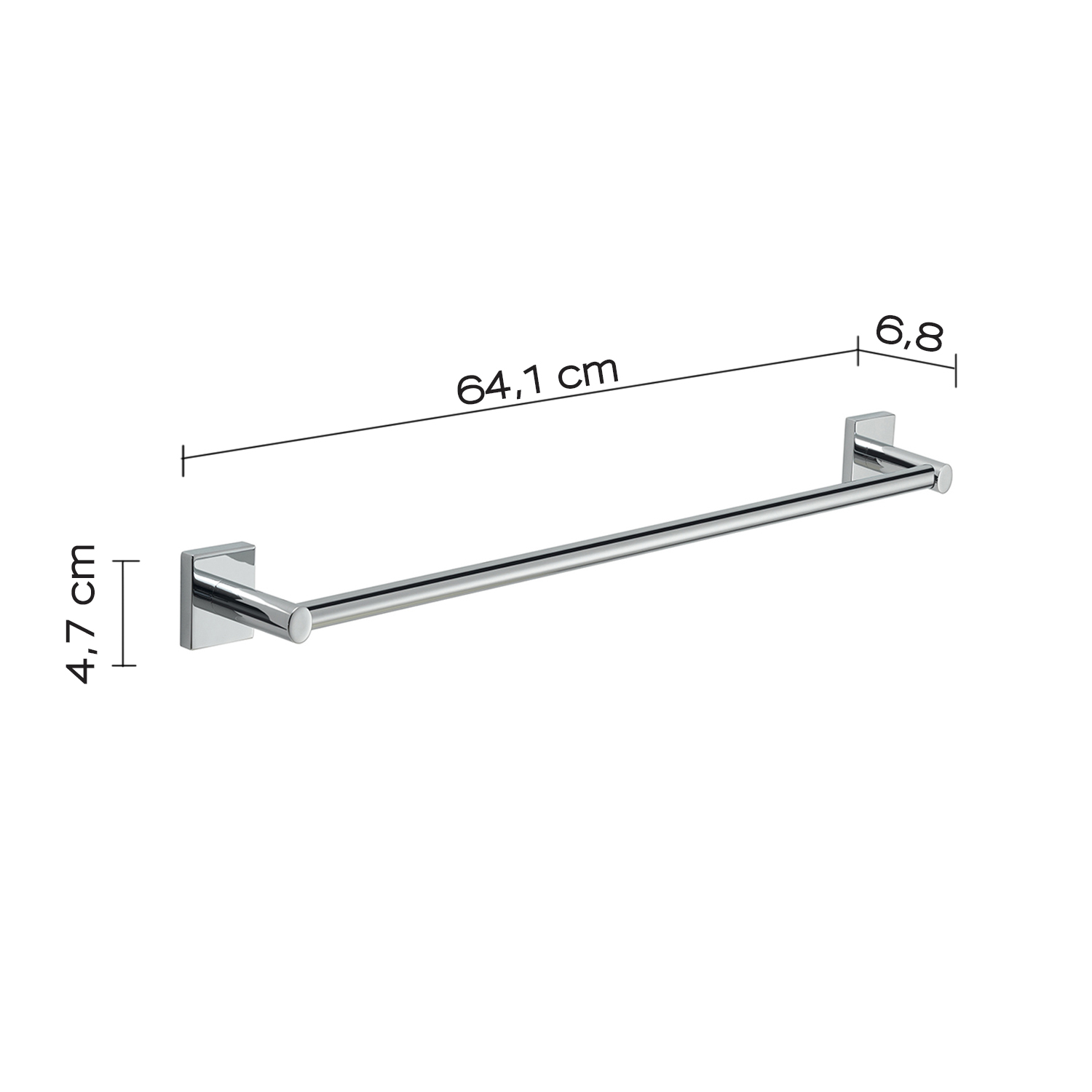 gedy-fuji-porte-serviettes-60-cm-chrome image 4