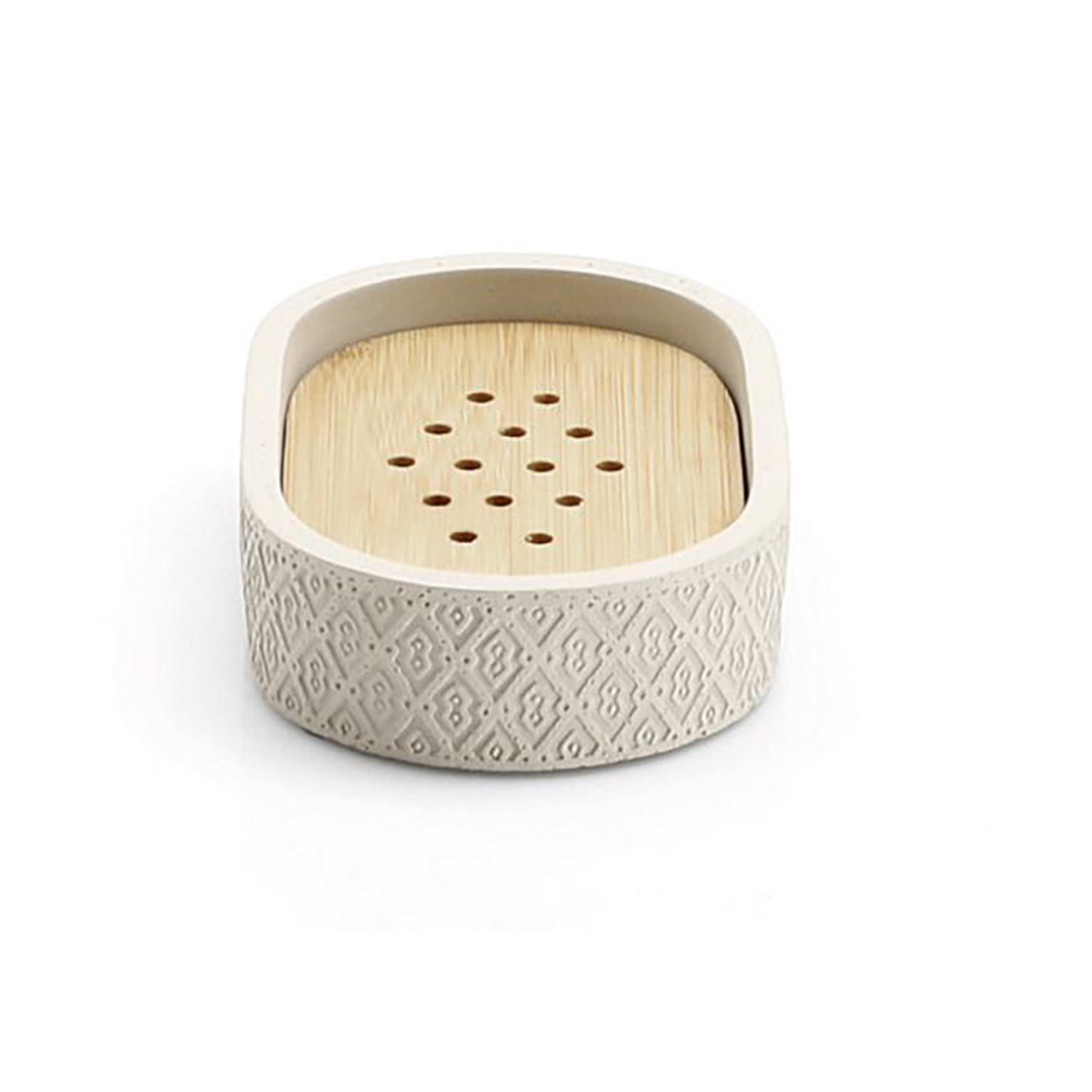 gedy-afrodite-porte-savon-gris-poser image 5