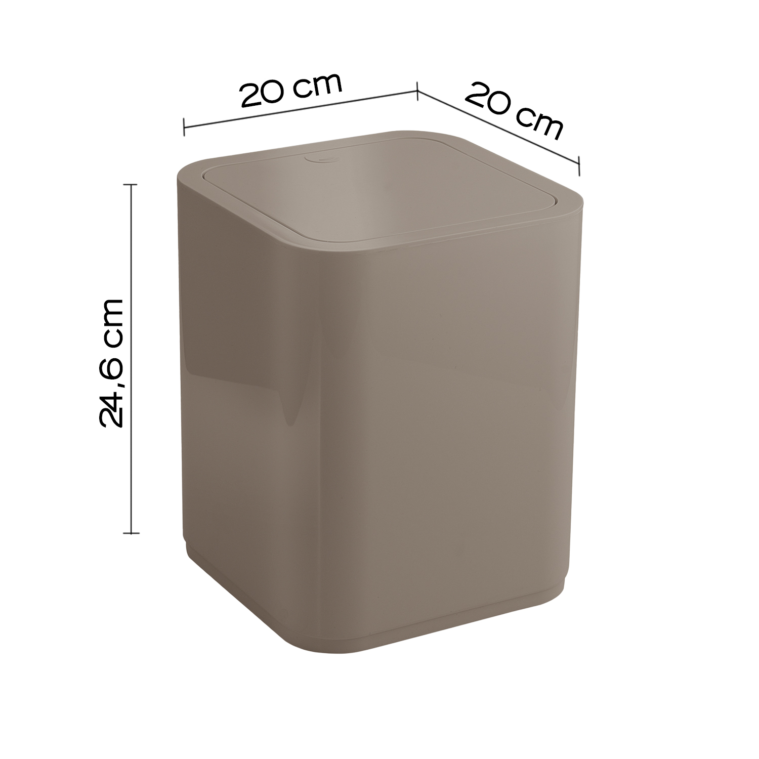 gedy-seventy-poubelle-salle-de-bain-8-l-tortora image 2