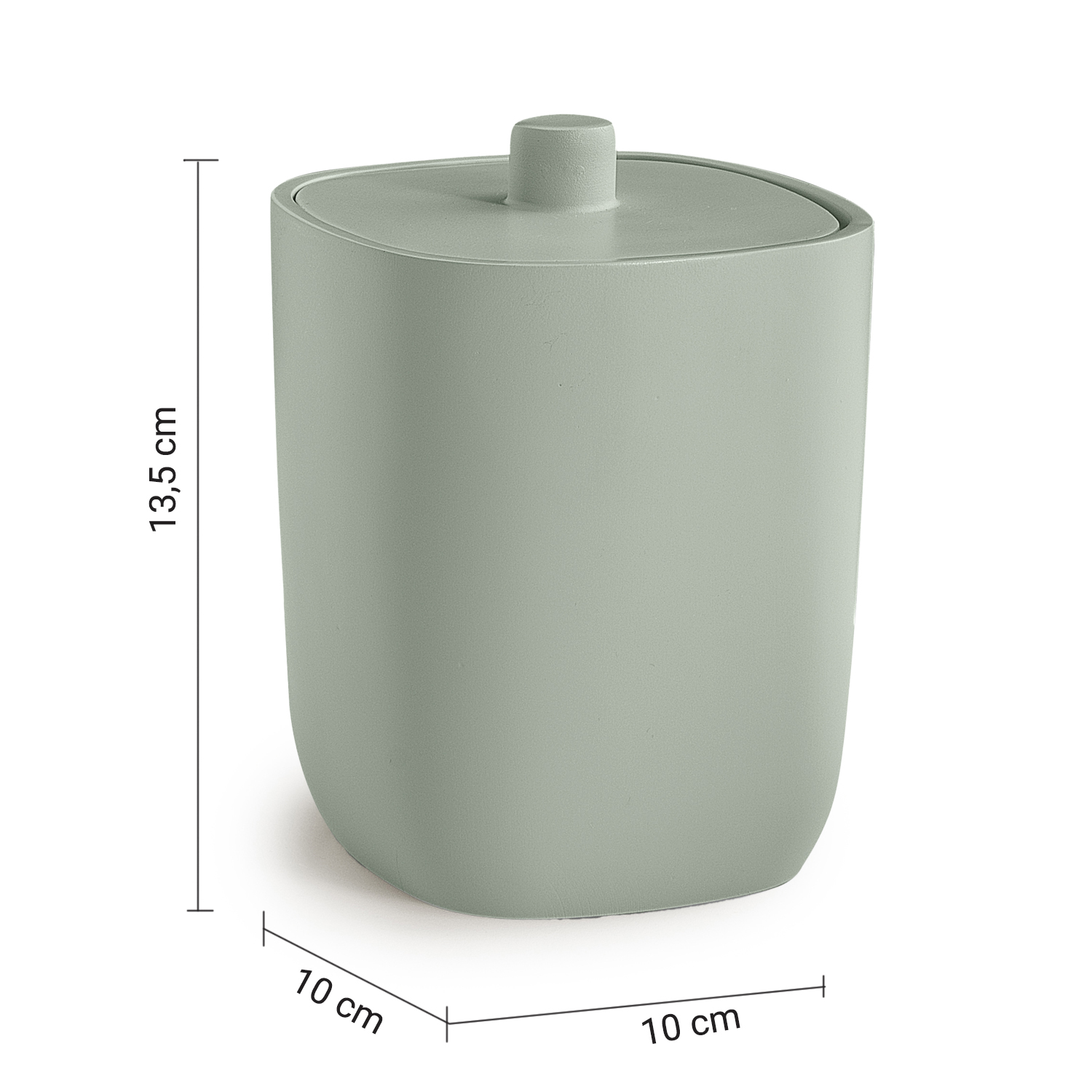 gedy-gustory-macaron-pot-cuisine-vert-sauge-mat image 2