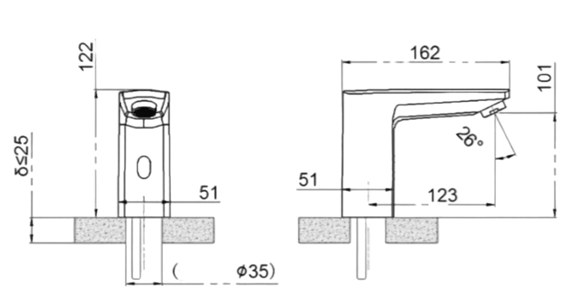 hudor-halys-018-robinet-lavabo-infrarouge-dor-bross image 3