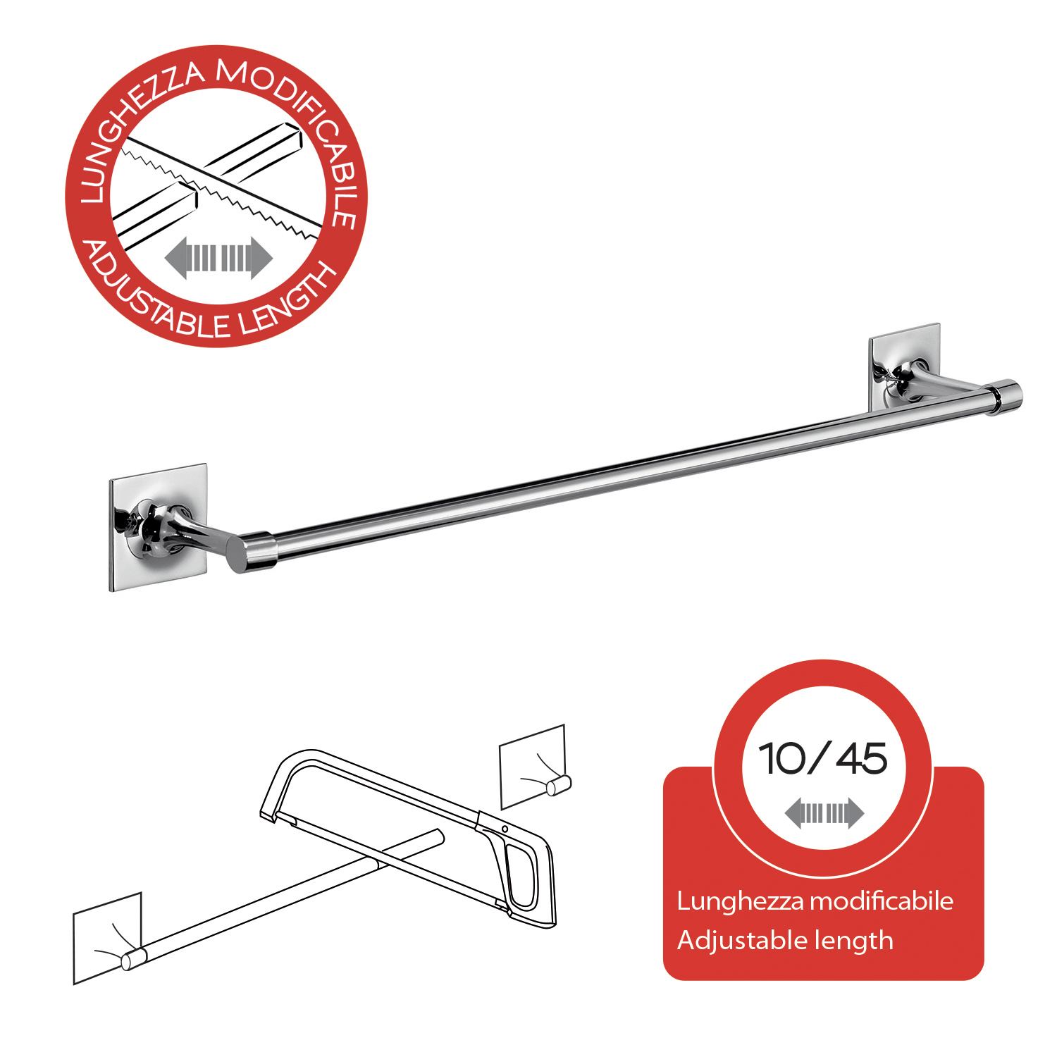 gedy-wizard-porte-serviettes-50-cm-chrome image 4
