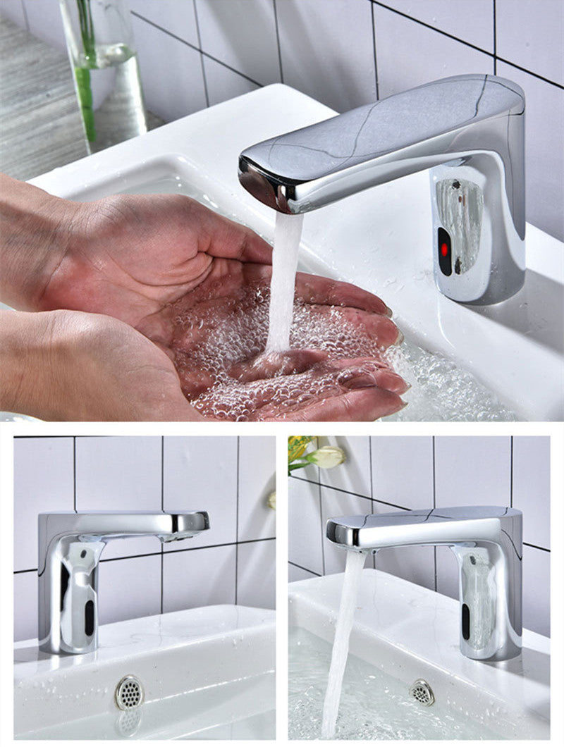hudor-rymanthe-robinet-lavabo-infrarouge-chrom-laiton image 3