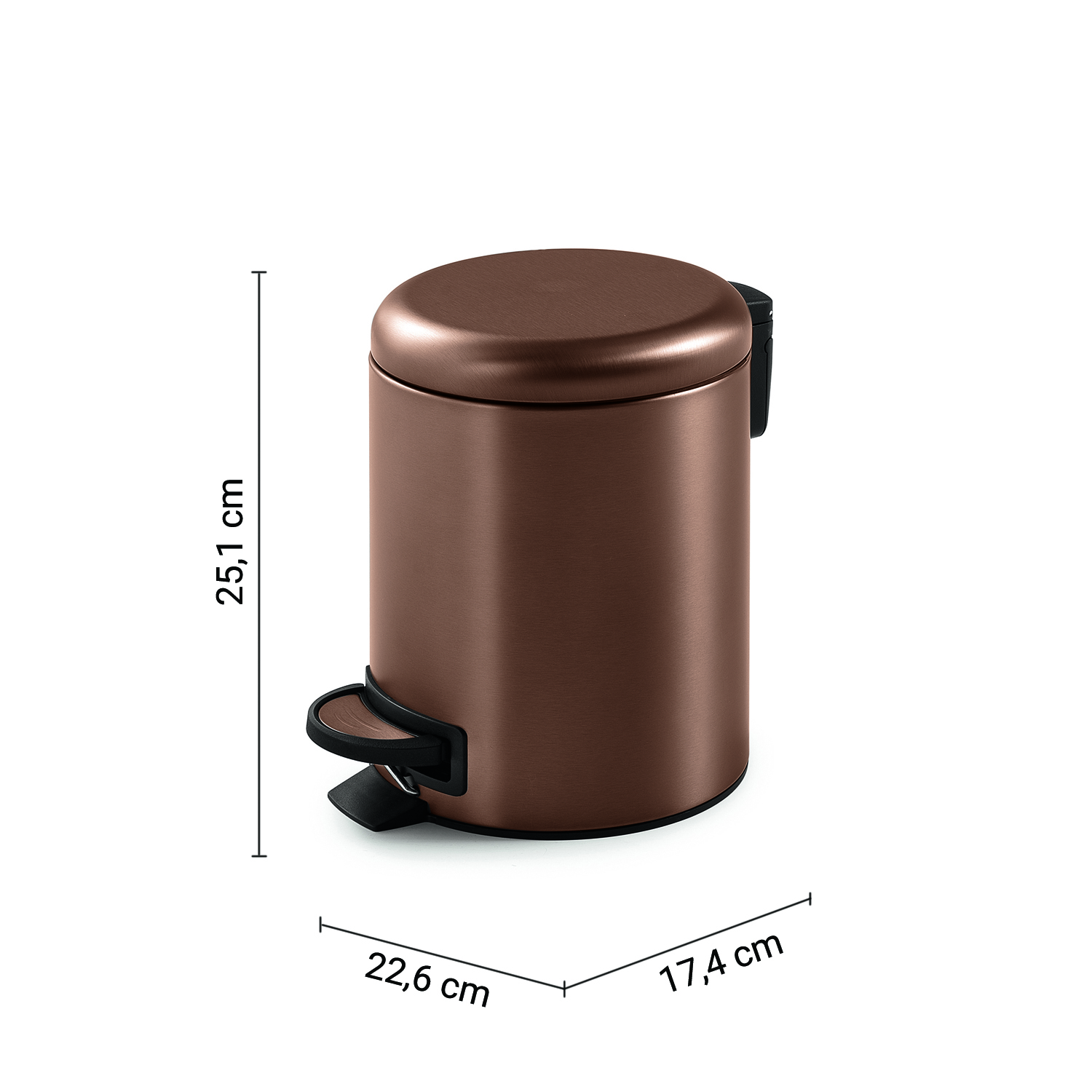 gedy-potty-poubelle-wc-or-rose image 2