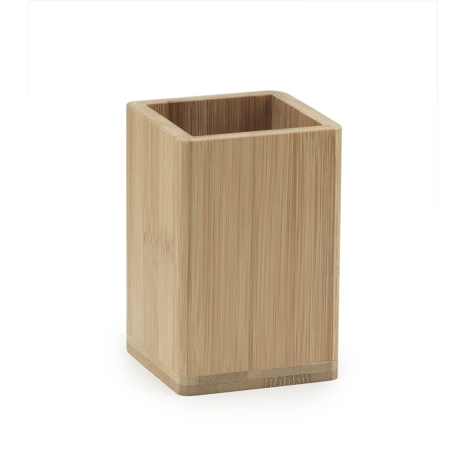 gedy-bamboom-bonnie-gobelet-porte-brosse-naturel image 1