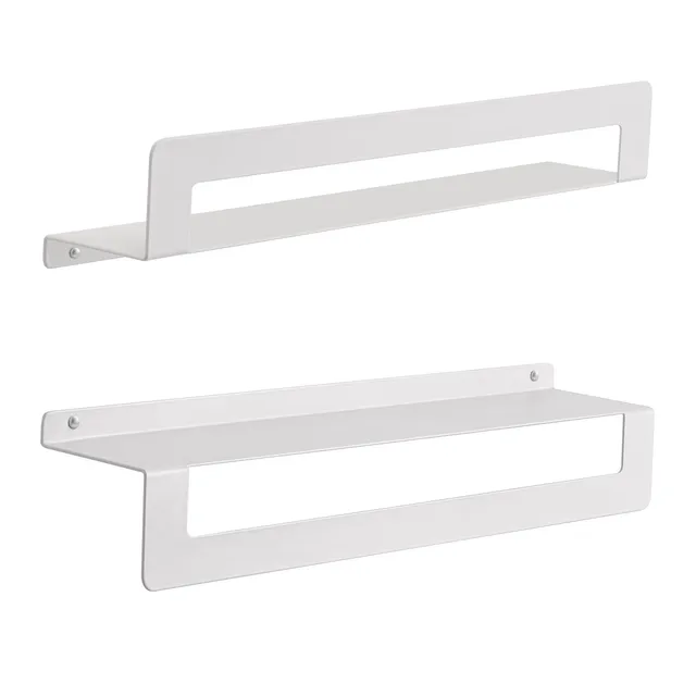gedy-cleo-tag-re-douche-blanc-mat-porte-serviettes image 1