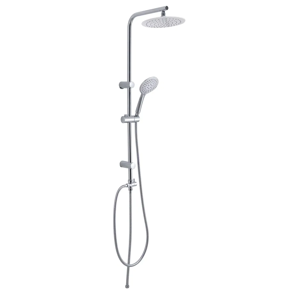 gedy-easy-01-colonne-de-douche-blanc-chrome-r-glable image 1