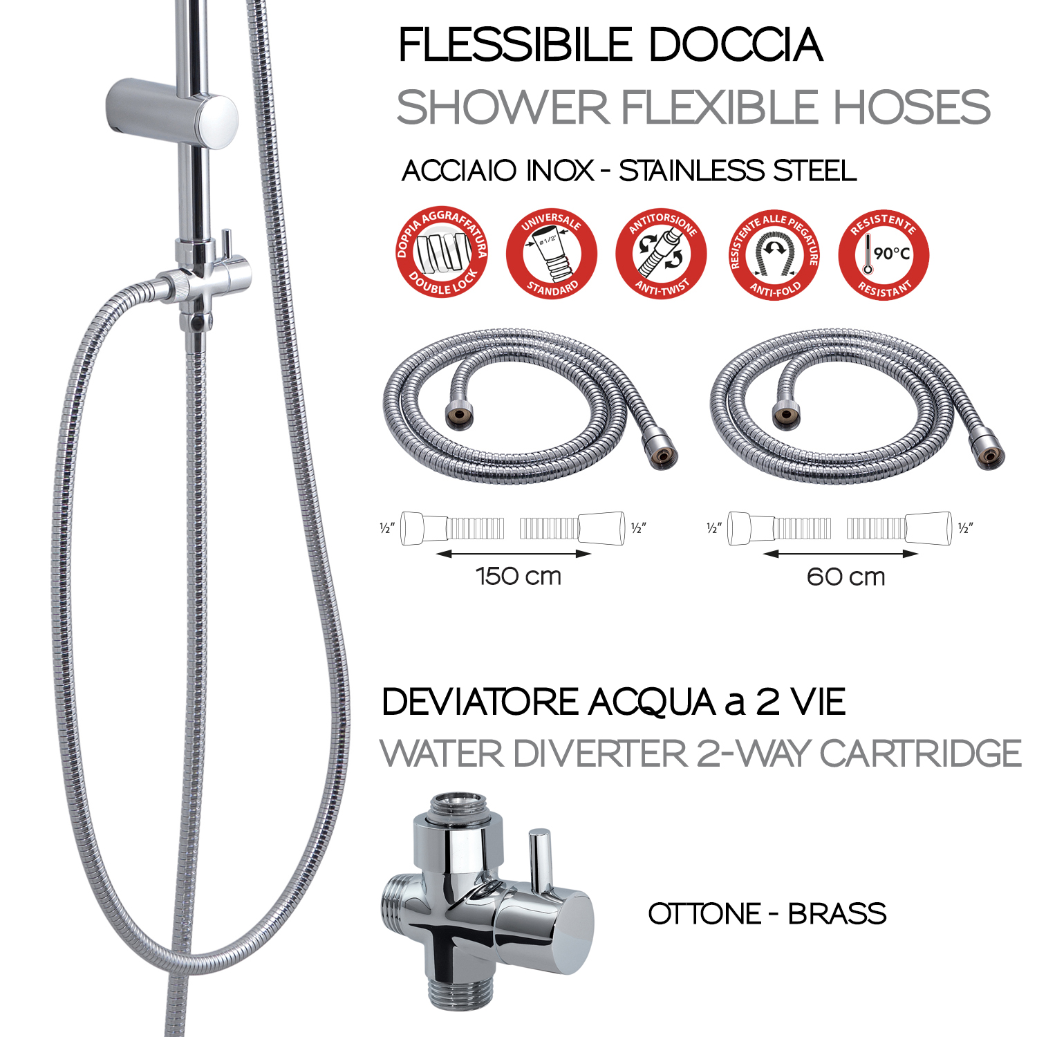 gedy-easy-01-colonne-de-douche-blanc-chrome-r-glable image 5