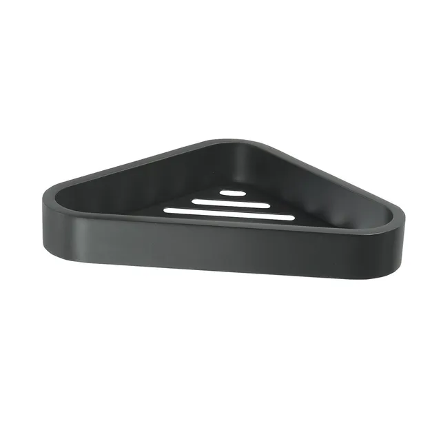 gedy-outline-porte-objets-angle-douche-noir-mat image 1