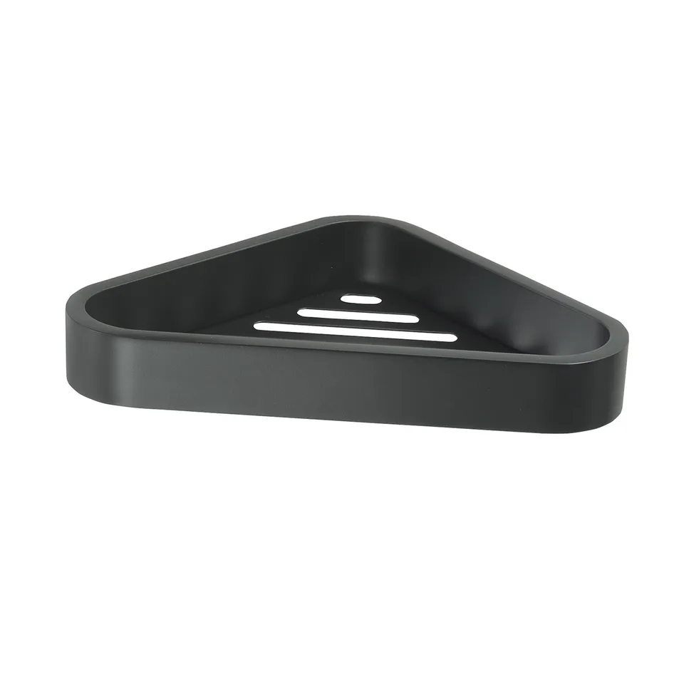 gedy-outline-porte-objets-angle-douche-noir-mat image 1
