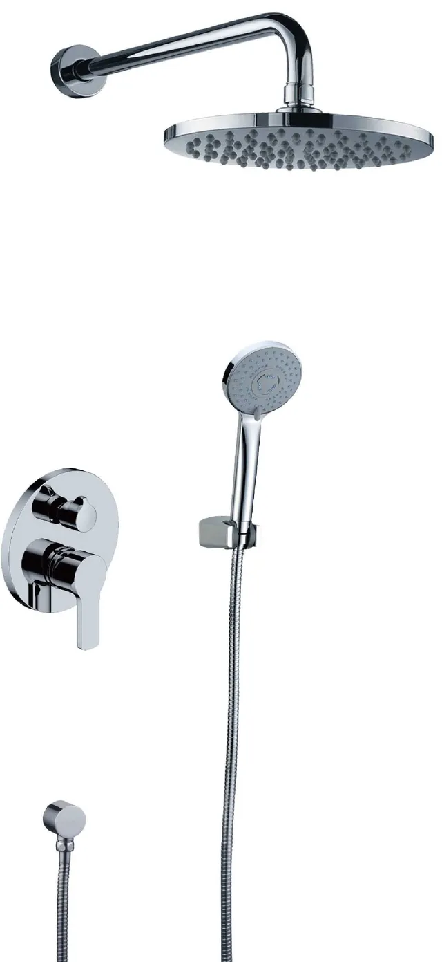 hudor-rymanthe-sc41-douche-encastr-e-chrom-laiton image 1