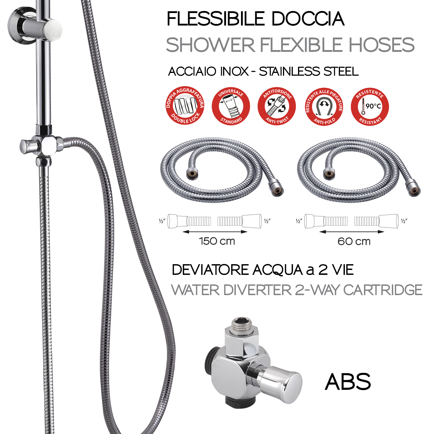 gedy-easy-03-colonne-de-douche-r-glable-chrome image 5