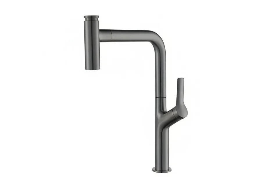 hudor-pernesse-mitigeur-cuisine-gunmetal-laiton-sans-plomb image 1