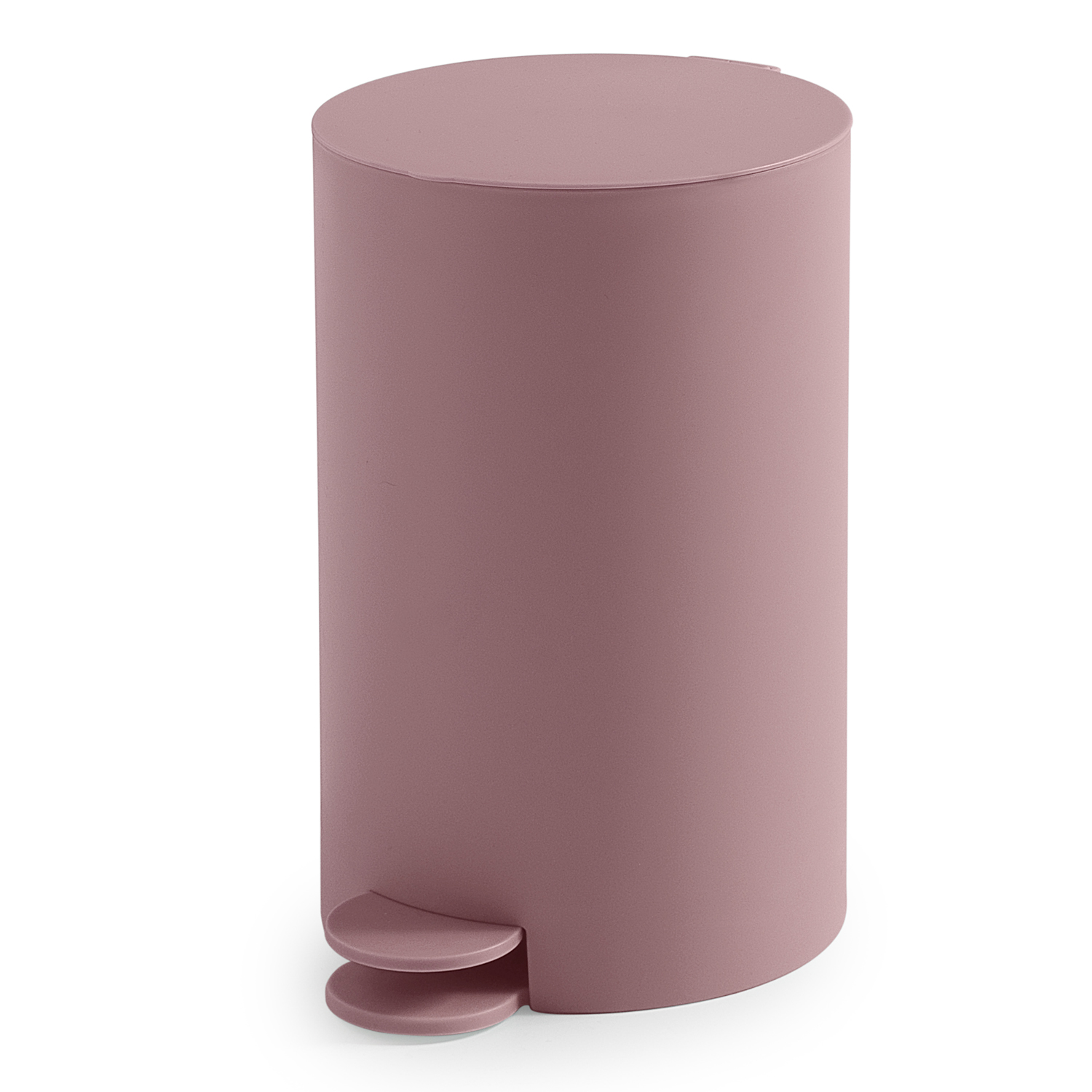 gedy-sharon-poubelle-salle-de-bain-rose-mat image 1