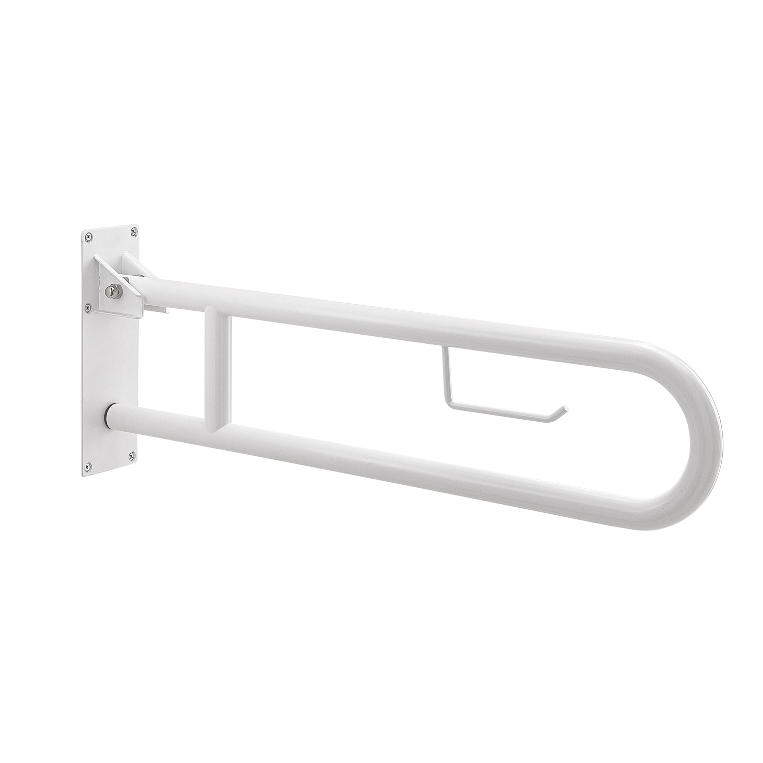 gedy-snug-barre-appui-repliable-wc-blanc image 1