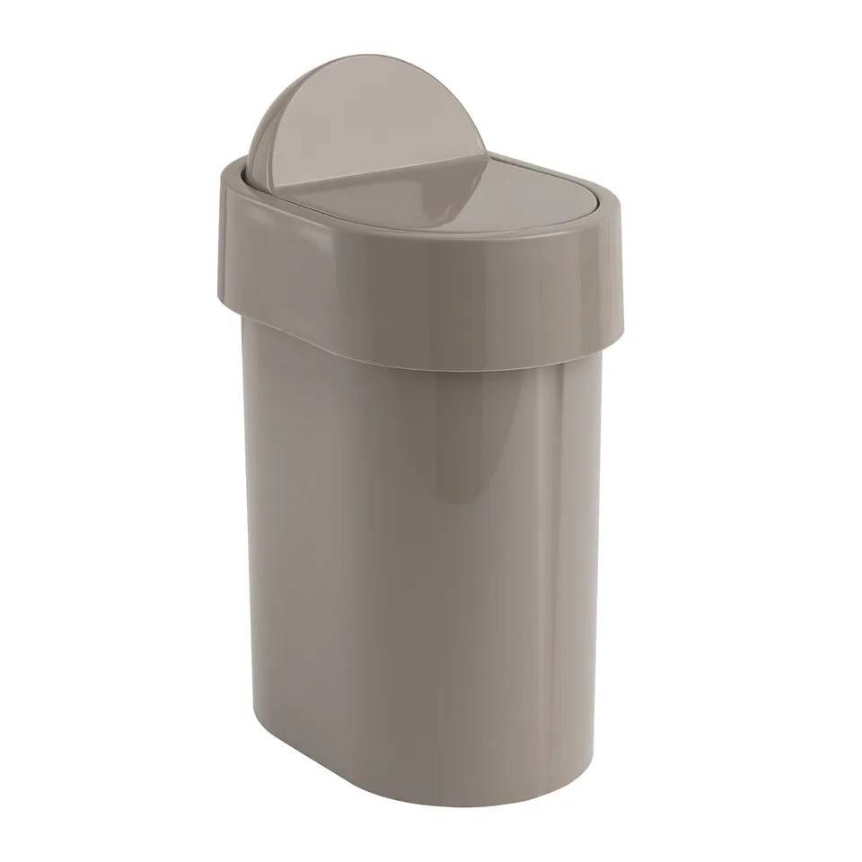 gedy-junior-poubelle-gris-tourterelle-salle-de-bain image 1