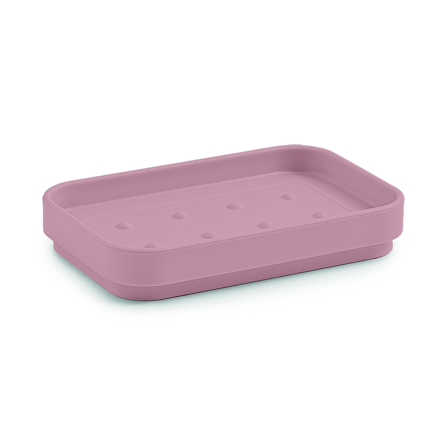 gedy-seventy-porte-savon-poser-rose-mat image 1