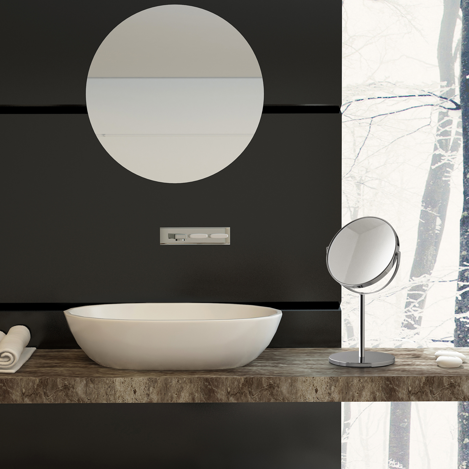 gedy-anna-miroir-grossissant-chrome image 3