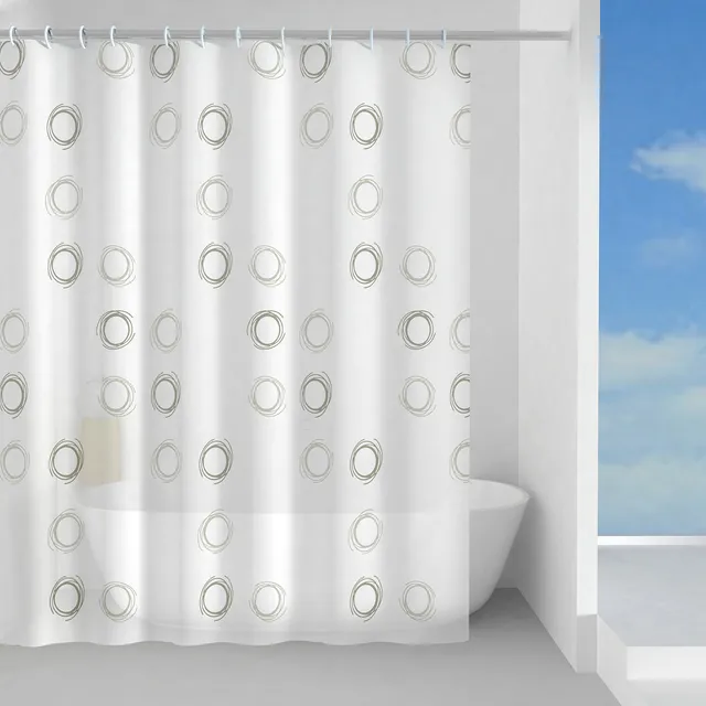 gedy-nidi-rideau-de-douche-240x200-cm-gris image 1