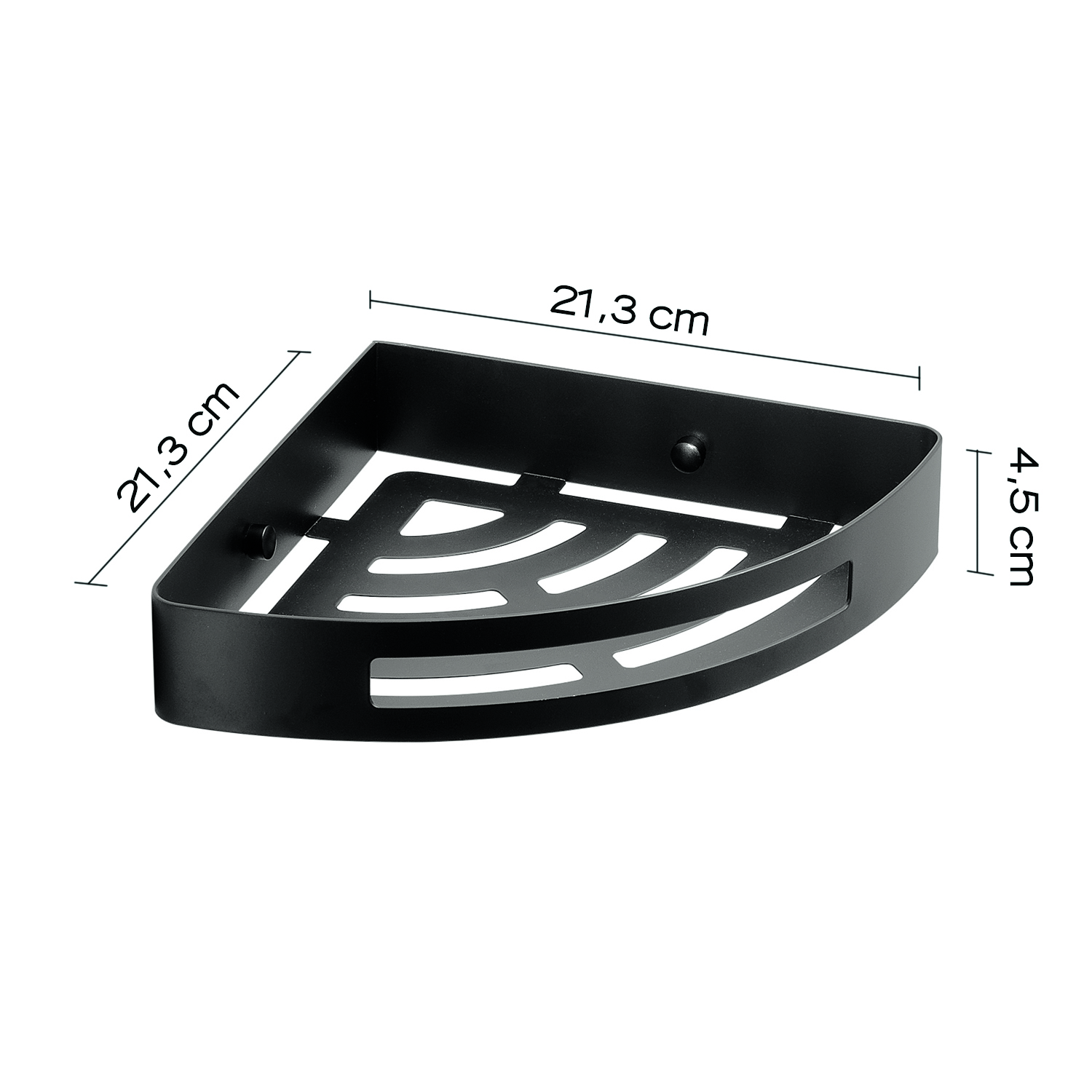 gedy-nerva-tag-re-angle-douche-noir-mat-porte-objets image 2