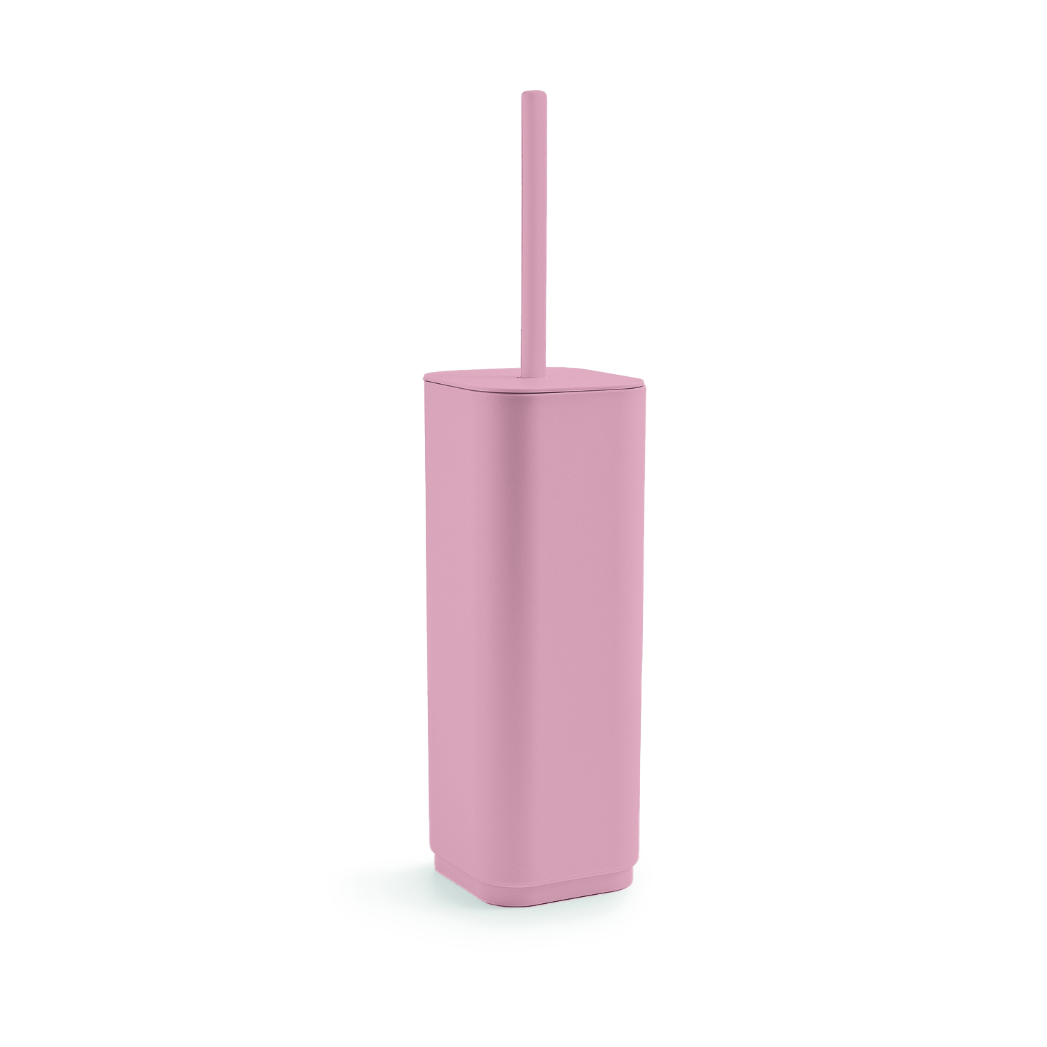 gedy-seventy-porte-brosse-wc-rose-mat-poser image 1