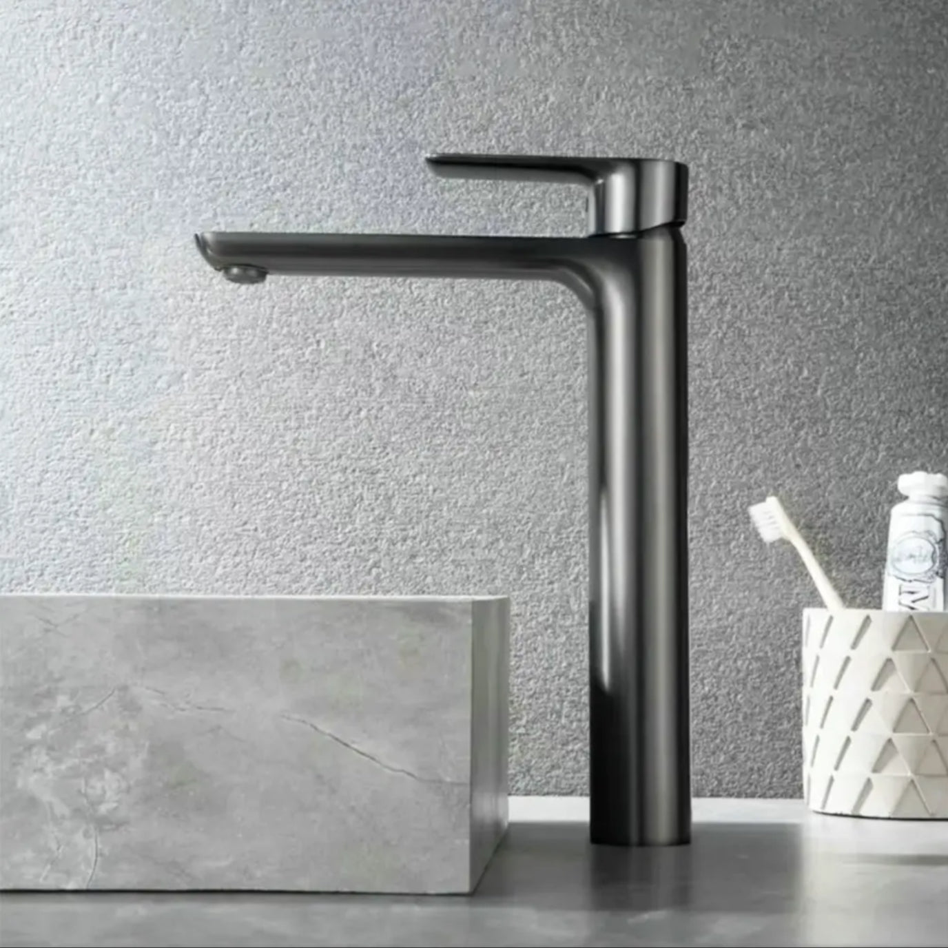 hudor-enip-e-411-robinet-lavabo-sur-lev-nickel-bross image 2