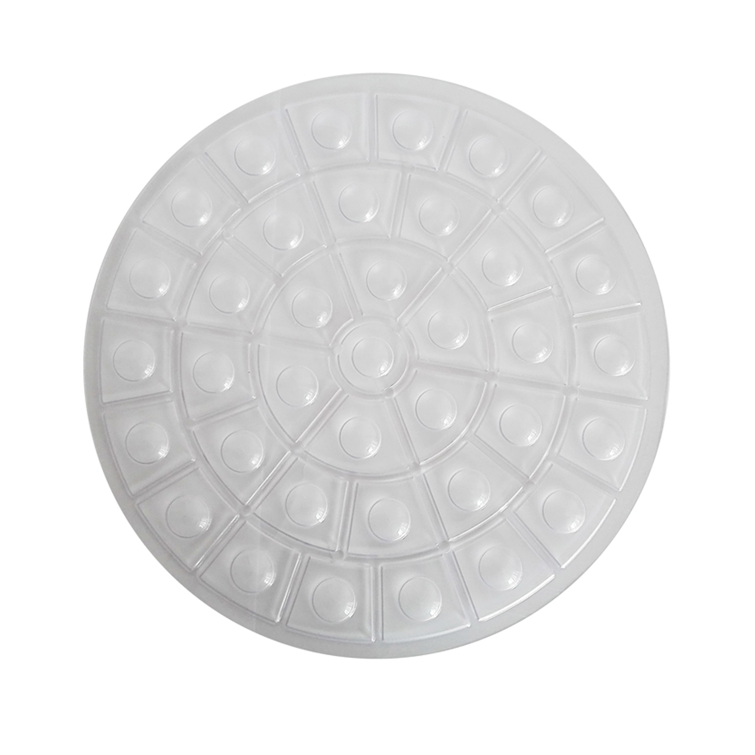 gedy-stamp-tapis-vier-rond-30-cm-transparent image 1