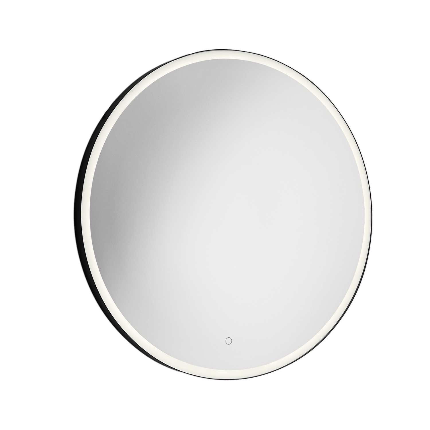 gedy-marc-miroir-rond-90-cm-cadre-noir-mat image 1