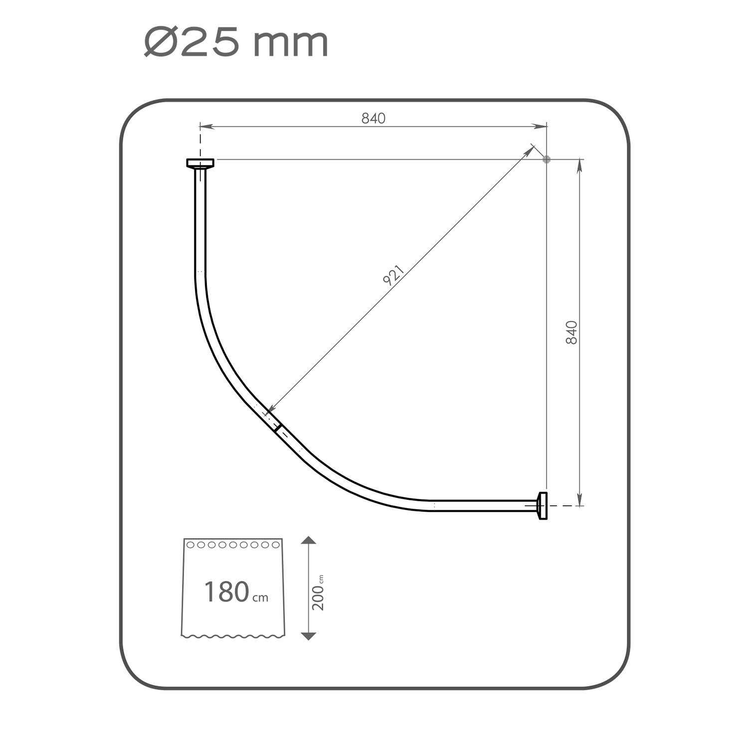 gedy-espace-douche-barre-de-douche-semi-circulaire-blanc image 2