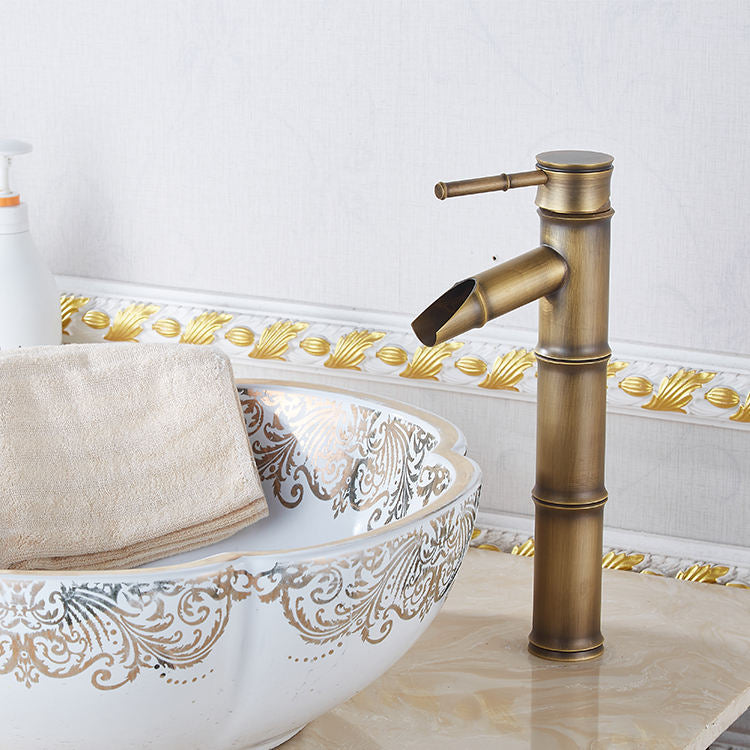 hudor-art-mis-robinet-lavabo-sur-lev-bronze-huil-310-mm image 4