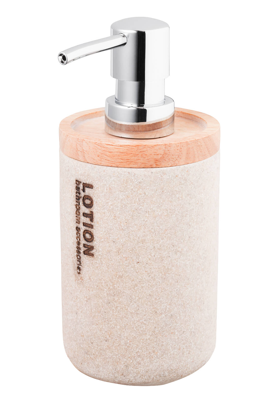 bisk-distributeur-savon-poser-blanc-c-ramique image 1