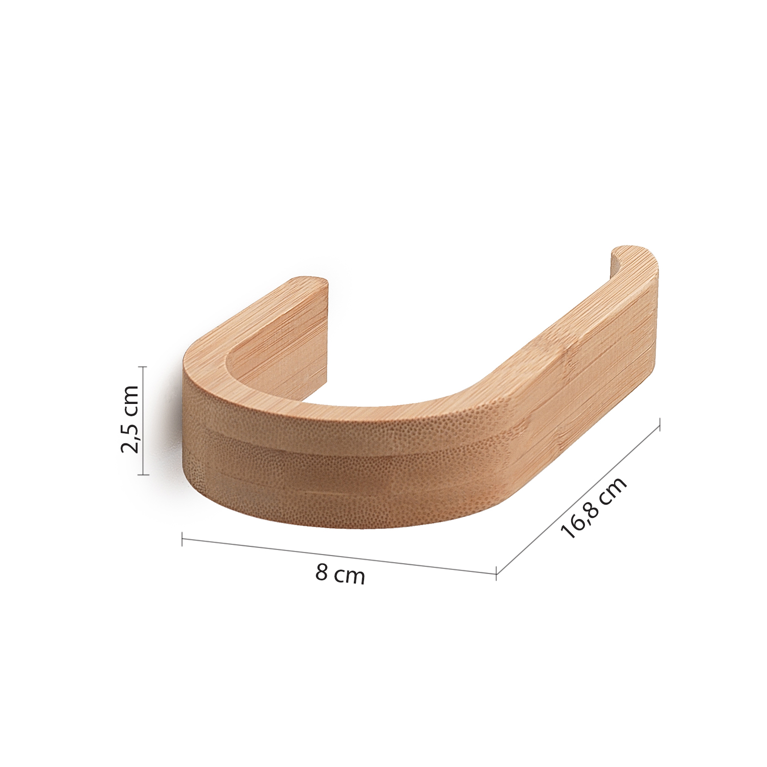 gedy-himalaya-bamboom-porte-rouleau-bambou-naturel image 2