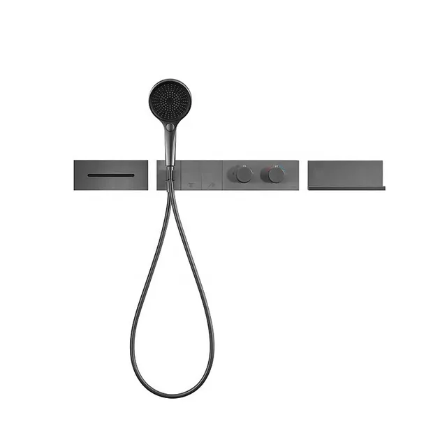 hudor-pernesse-0002-robinet-baignoire-mural-gunmetal image 1