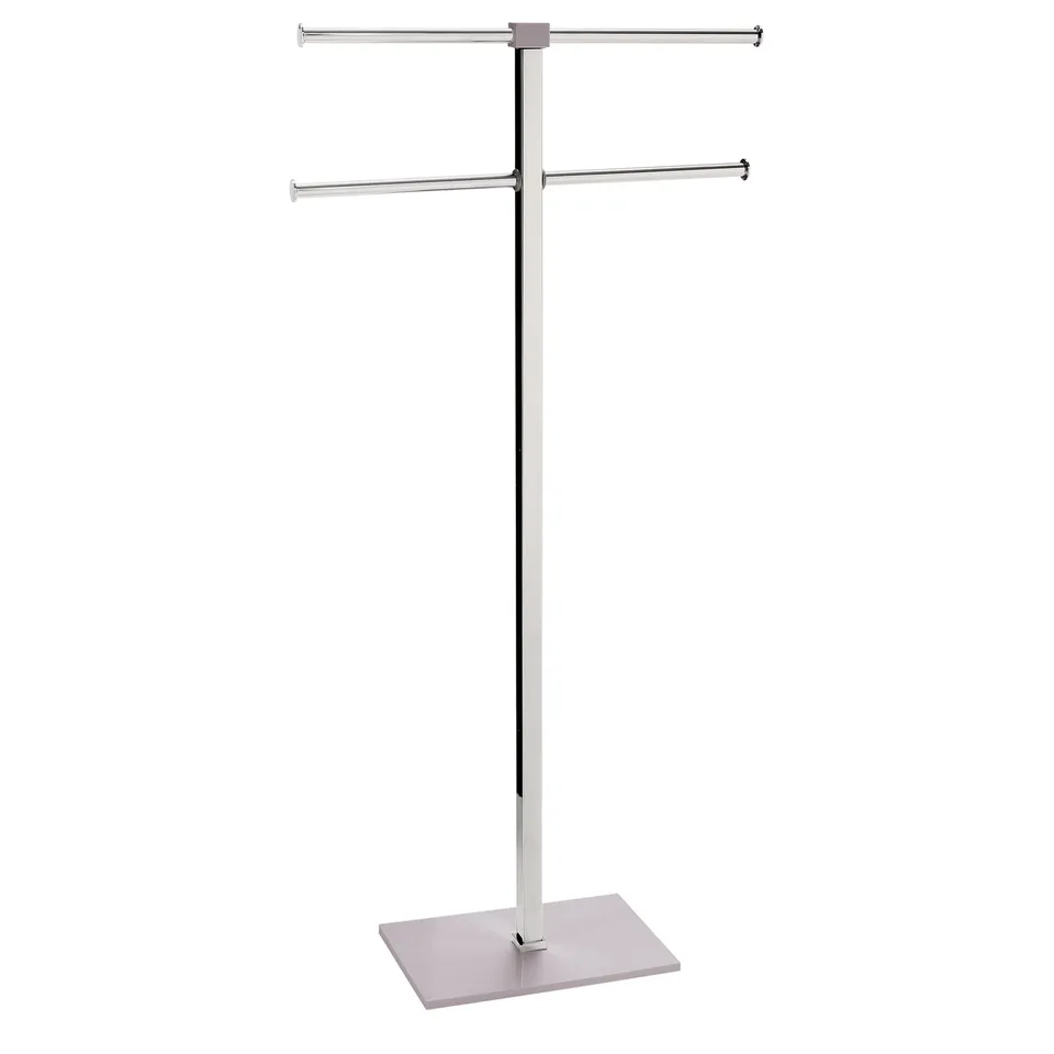 gedy-rainbow-porte-serviettes-sur-pied-gris image 1